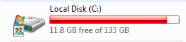 disk drive space